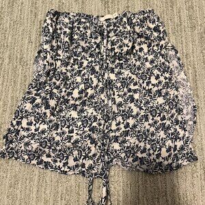 Brandy Melville Blue Floral Top